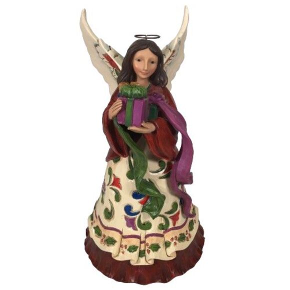 Jim Shore A Giving Spirit Has No End Angel Figurine w/Presents Gifts 4049793 NIB - Picture 3 of 16